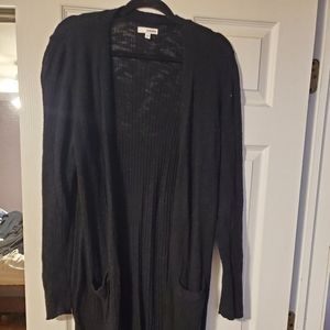 Long cardigan-duster